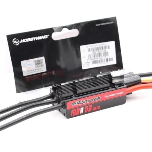 SPARKHOBBY HobbywingSkywalker 120A V2 Brushless ESC Speed Controllers for 3D RC Airplane Plans 3 8S LiPo 60 67inch Fixed Wing DIY 2pcs 120A