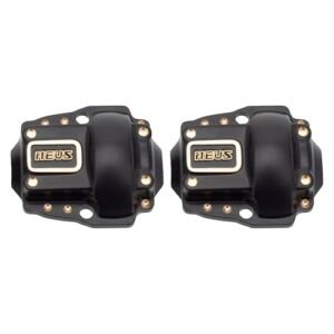 MEUS RACING 7g Ascent 18 Brass Diff Cover Front and Rear Differential Covers Eagle Racing RC Parts for Redcat Ascent 18 1/18 RC Crawler Upgrades