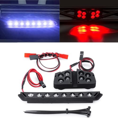 TRX Maxx Slash 6s 4X4 1/8 Scale RC Short Course Truck LED Light Kit Front Rear Bumper Lights Upgrade
