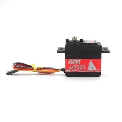 SPARKHOBBY SW22HV 68g Waterproof Winch Steering Servo Programmable Turn 1.5 7T Digital High Voltage Metal Gear for RC Sailing Boat Plans 6T Plastic Winch