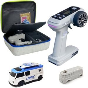 LDARC 1:64 Scale Mini RC Sport Car RTR with Organizer Bag（Blue）