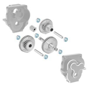 FriHobby 9.7 1 Stainless Steel Overdrive Transmission Gear Set for TRX4M RC Car 3 Speed Transmission Upgrade