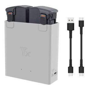 DJI Avata 2 Drone Battery Charging Hub with Two Ports and Intelligent Protection