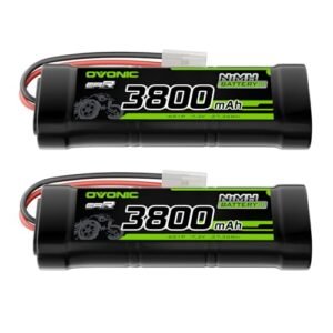 OVONIC RC Battery Basics 7.2V NiMH Battery 3800mAh 6 Cell with TMY Connector