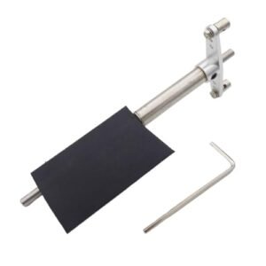 RC Boat Nylon Steering Rudder Submerged Rudder with Servo Arm for 50cm-160cm RC Boat Scale Marine Tug Fishing Boat Model(B)