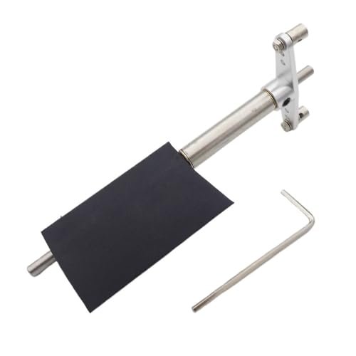 RC Boat Nylon Steering Rudder Submerged Rudder with Servo Arm for 50cm-160cm RC Boat Scale Marine Tug Fishing Boat Model(B)