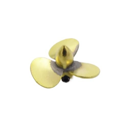 RC Submarine Hull Compatible Copper 3 Blade Propeller 2mm Shaft with Left Right Hand Options in 12mm 14mm 16mm 23mm Sizes for Scale Marine Models D23mm Right Hand