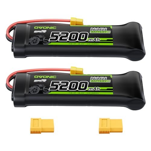 OVONIC Fuel Cell RC Elite 8.4V 5200mAh NiMH Battery with XT60 and TRA Connector