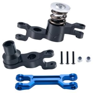 RCLIONS Aluminum RC Servo Saver Bellcrank Steering Assembly for 1/5th Scale RC F250 Truck