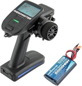 Xiangtat Radiomaster MT12 2.4G ExpressLRS 4in1 Multiprotocol RC Boat Comparison Surface Radio Controller with 5000mah Battery