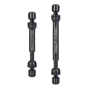 JGGZONE 2Pcs RC Drive Shaft Steel Driveshaft Compatible with VP Powermaster RC Fuel VS4 10 Phoenix VPS09007 1/10 Scale Off Road Car