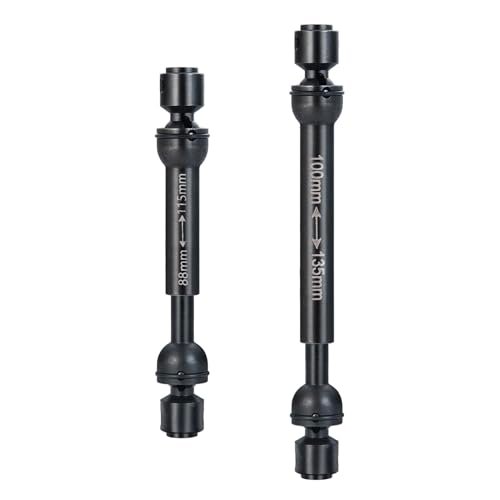 JGGZONE 2Pcs RC Drive Shaft Steel Driveshaft Compatible with VP Powermaster RC Fuel VS4 10 Phoenix VPS09007 1/10 Scale Off Road Car
