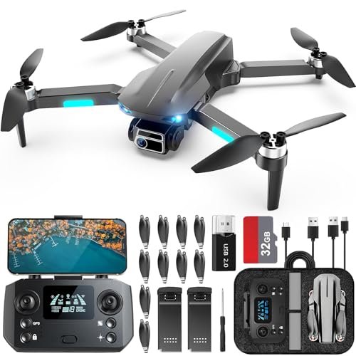 HHD 4K Camera Drone for Adults Beginners Under 249g with GPS Auto Return 52 Min Flight Time FPV RC Quadcopter