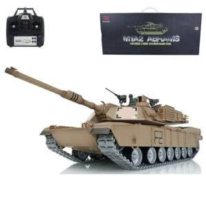 Atlanta Hobby RC Wheelfun Henglong Abrams 1/16 Scale Remote Control Tank with BB Shooting and Smoke Effects