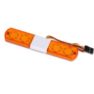 REDSPIDER 1/8 Exceed RC Mad Drift Car LED Simulated Warning Lights Kit for RC Model Cars 115MM Yellow
