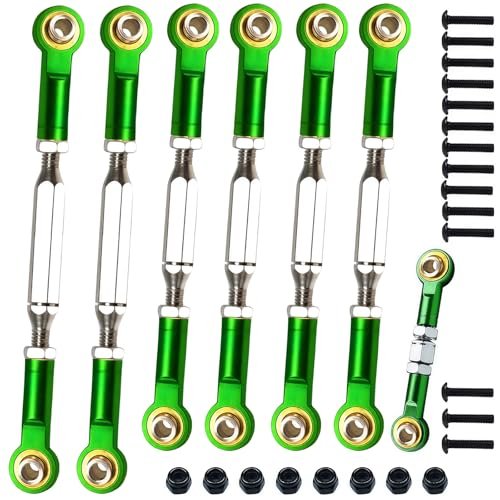 Traxxas XL RC Car Stainless Steel Adjustable Turnbuckles Camber Links Set for Slash Rustler Stampede Hoss Bandit VXL Models