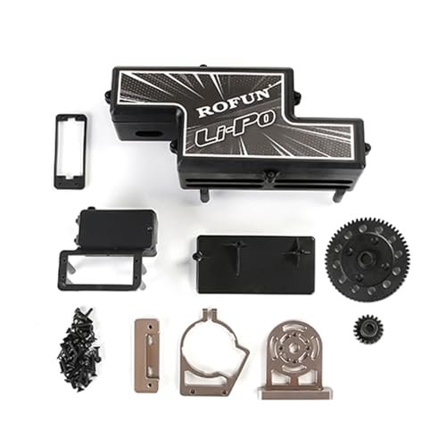 FLMLF Electric Upgrade Conversion Kit Helical Gear for 1/5 Losi 5ive T Rovan Rofun LT SLT V5 X LT WLT KM X2 RC Car Parts
