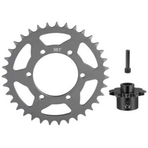 RCHUBAM 35T RC Motor Hub Chain Sprocket Gear and 11T Metal Front Chain Sprocket Set for the Biggest RC Motorcycle Losi 1 4 Promoto MX Dirt Bike Upgrades