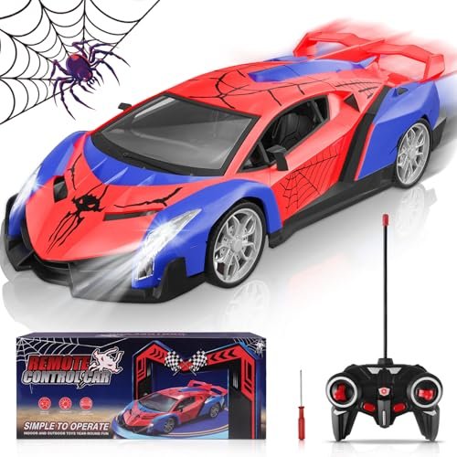 Vigamen Spider Remote Control Car Fast RC Toy for Boys Ages 4 12 Explore RC Hobby Avenues with Light Controller