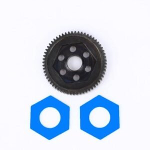 RCAWD Steel 60T Spur Gear with Slipper Pads Compatible with Lexus RC F Brake Pads Upgrade