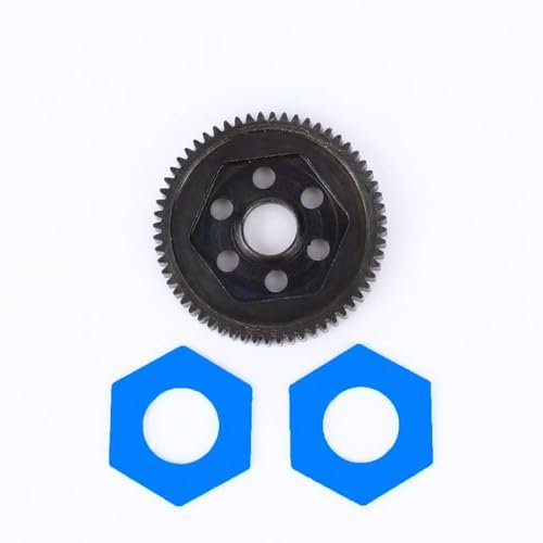 RCAWD Steel 60T Spur Gear with Slipper Pads Compatible with Lexus RC F Brake Pads Upgrade