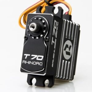 RhinoRC T70 70KG Brushless Standard Servo for Hummer H3 RC Car 0.10 Sec Steel Gears 7 17V