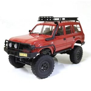 SVERTIBO 1 5th Scale RC Truck WPL C54 1 RTR 4x4 Off Road Rock Crawler with Upgraded Chassis 260 Motor and New Gearbox for Adults Hobby Toy Red