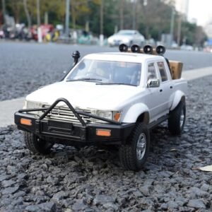 SVERTIBO WPL D64 1 1 16 Scale RC Crawler Truck RTR 4x4 Off Road Pick Up Car with Upgraded Battery LED Lights the Best Scale RC Truck