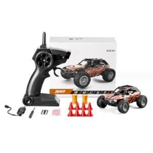 GoAssemb RC Car, 801 1/32 2.4G RC Mini Electric Drift Off-Road Vehicle Model, High Speed RC Drift Car RC Truck, Halloween Surprising Present for Boys (RTR Version/Orange)