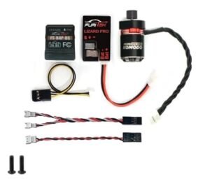 FURITEK Stinger Brushless Power System with Flysky Receiver for FMS FCX18 K10 1/18 Scale RC Wheels Remote Control Car