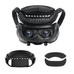 RCstyle Forehead Pillow for DJI Google 3 and DJI Neo FPV Drone with Comfortable PU Cotton Cushion Enhances Flight Comfort