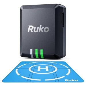 Ruko R111 FAA Compliant Remote ID Module and H002 Drone Landing Pad for Enhanced Flight Safety