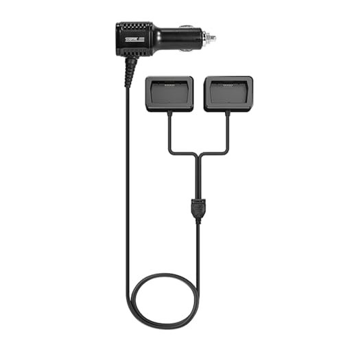 LICHIFIT Car Charger for DJI Mini 4 Pro 4 3 Pro 3 Drone Battery and Remote Control Three Channels Output Fast Charger with USB Port