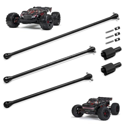 Arrma 1/5 KRATON 8S BLX Outcast 8S BLX Steel Center CVD Driveshaft Diff Outdrives Upgrades Parts Black