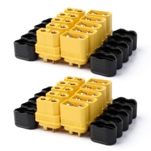 MADCATZ 10 Pair XT60H Bullet Connector Plug with Sheath Female Male Gold Plated for RC Parts Lipo Battery
