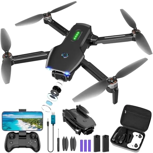 Bokigibi Gravity RC USGT Motor Drone with 1080P HD Camera Brushless Motor Foldable Design for Adults and Beginners