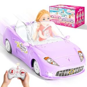 HapKid 5th Scale RC Truck Purple Remote Control Car for Girls 1 18 Scale with LED Light 2 4 GHZ Pink Toy for Kids Ages 4 7