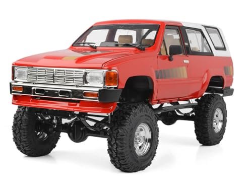 RC4WD Toyota Corolla RC Body Trail Finder 2 RTR with 1985 Toyota 4Runner Hard Body Set Red
