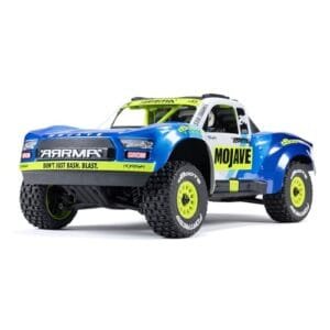 ARRMA Mojave GROM 4x4 Smart Small Scale Desert RC Truck RTR with Battery and Charger Blue White ARA2104T2