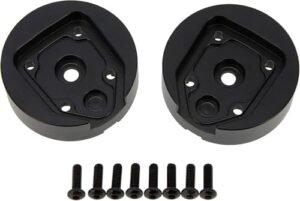 MEUS RACING UTB18 Brass Rear Outer Portal Covers Weights for Carisma RC Buggy Axial UTB18 Capra Trail Buggy AXI212012 2pcs 65g Each Black