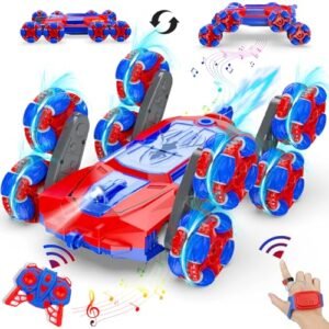 NitroX Spider 2.4GHz 8WD Fuel Powered RC Cars for Boys with Gesture Sensing and Wall Climbing Capabilities