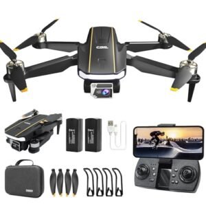 CHUBORY A68 RC Wheels 3D Print Compatible Brushless Motor Drone with 2K HD Camera and Carrying Case