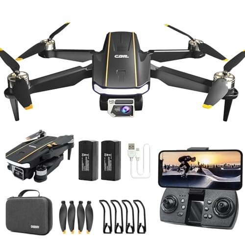 CHUBORY A68 RC Wheels 3D Print Compatible Brushless Motor Drone with 2K HD Camera and Carrying Case