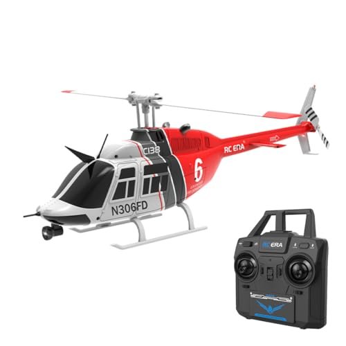 LETDIYMOC C138 Rave RC Helicopter 2.4G 6CH 1/30 Scale Remote Control Aircraft with 6 Axis Gyro for Beginners