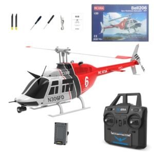 OYDL C138 RC Helicopter Carrera 6 Axis Gyro 2.4G 6CH Remote Control Airplane Toy for Adults Beginners Ready to Fly