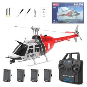 OYDL C138 RC Helicopter Championship Ready 6 Axis Gyro 2.4G 6CH Remote Control Helicopter with 3D Flips One Key Take Off Landing for Adults Beginners RTF