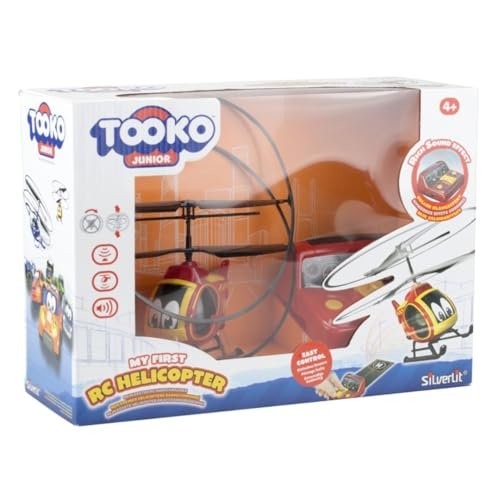 Silverlit My First RC Helicopter Infrared Remote Control Toy with Auto Hover Sound Effects and Playmat for Kids Ages 4 and Up