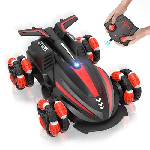 Eulogia 2.4GHz RC Stunt Car with 360° Rotation and Drift Features Are New Bright RC Cars Good for Kids
