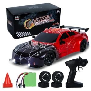 iBlivers Terremoto RC Truck 1:14 Scale Monster Truck Remote Control Car with Full Proportional Throttle 4WD and Cool Lights for Adults Kids