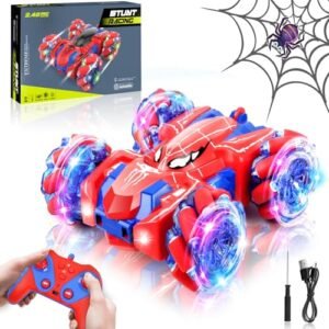 Dolanus Spider Remote Control Car RC Cars OKC Kids Toys for Boys Ages 3 12 Stunt Car with 360 Spins USB Charging